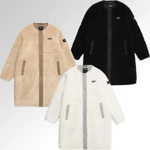 [내셔널지오그래픽](신세계 사우스시티)MW N234WFJ130 W 웨이젤라 FLEECE 뽀글이 롱기장 집업 (여성)