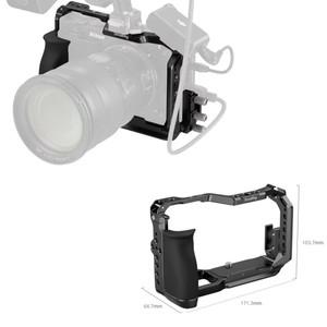 니콘 호환 ZR용 스몰리그 카메라 케이지, 케이블 클램프 실리콘 핸들 내장 아르카-스위스 퀵 릴리즈 플레이
