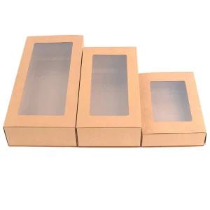리빙여우 사각 투명창 포장박스 과자선물포장박스