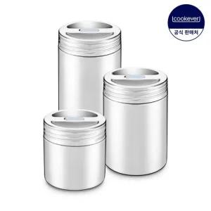 쿡에버 올스텐 만능 캐니스터 저장용기 3종 세트 (소+중+대)