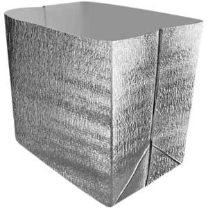 일회용 은박 보냉 보온 대형 손잡이 2mm 런치박스 사각 보온보냉 테이크아웃