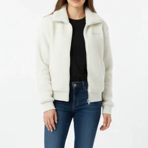 디스커버리 여성 하이넥 플리스 자켓 DWSS93036