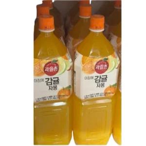 해태htb 과일촌 아침에 감귤자몽, 6개, 2L