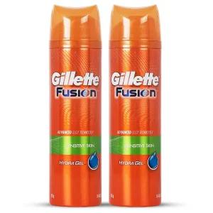 질레트 퓨전 하이드라 센서티브 스킨 쉐이빙젤 200ml(195g) 2개