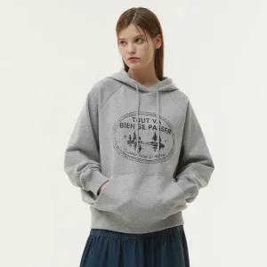 [플라스틱아일랜드]라글란 프린트후드티셔츠 PQ4CL066