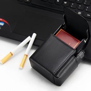 방수 가죽 라이터 담배 파우치 케이스 흡연용 포켓 벨트 가방 파우치 휴대용 시가 홀더 용품