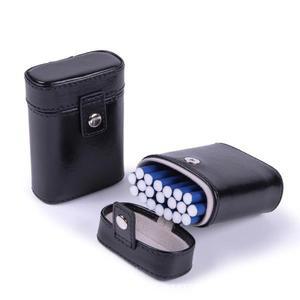 남성용 가죽 담배 파우치 케이스 킹 사이즈 상자