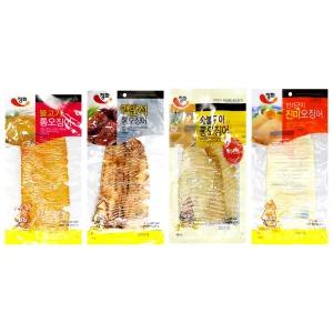 정화식품 오징어 4종세트 (불고기+맥반석+숯불구이+전기)구이안주 마른술 마른맥주 술안주 호프 소주 마른