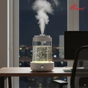 [한일전기매트][26NEW] 한일 신생아 물멍 가열식 가습기 3L 대용량 무드등 리모컨 분리세척 HGSSP-300SW