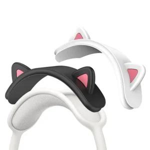 에어팟맥스 전용 고양이 실리콘커버 헤어밴드 헤드셋케이스 액세서리 악세사리