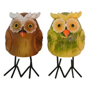 칼라 부엉이 세트장식모형 인테리어인형 꾸미기 장식품