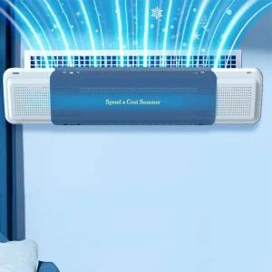 바람막이(벽걸이형) 시스템 에어컨 분사 활성탄필터 윈드가드 간편걸이식 직풍방지 간접 자연 가림막