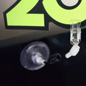 흡착판 전선줄 집게소형 쇼클립10개상품표시 알림 명함꽂이 고정 메모다관절집게 POP 가격표 마트 매장전시