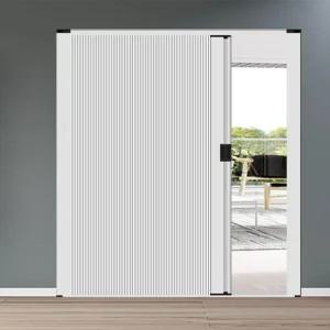 무타공 중문 셀프설치 드레스룸 폴딩도어 미닫이 흰색 간이문