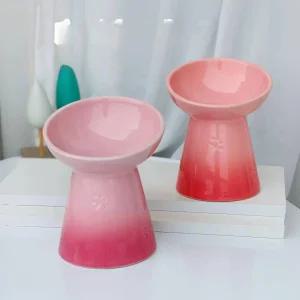 고양이 강아지 물그릇 높은 식기 밥그릇 식탁