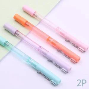 [셀러허브]손소독제 넣을수 있는 스프레이 볼펜 2p 4개 A02001 (S31259793)