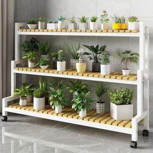 다육이화분 받침대 선반 2단 인테리어 발코니 거치대 정리대