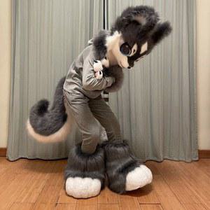 퍼슈트 수제 퍼슈트 프레 수인 인형탈 고양이 동물옷 머리 튬 퍼리