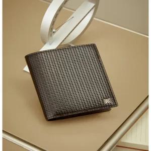 닥스 액세서리 남성 25SS 브라운 로고장식 소가죽 중지갑 WBWA5E217W3