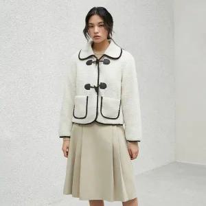 [LAP](센텀시티점)뽀글이 숏더플코트(퀼팅안감) AR4MZA62