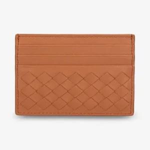 보테가 베네타 인트레치아토 카드 케이스 지갑 오렌지   162150V001N7615