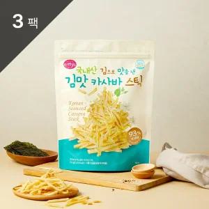 [이더스] 김 맛 카사바스틱 210g 3팩