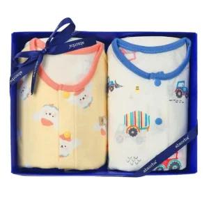 [갤러리아] (압소바출산,백일,돌,유아내의세트)도도내의(노)+뛰뛰내의세트(A1A-10386SET)