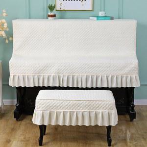 피아노커버 덮개 세트 의 새틴 커버세트 유럽형 보관 버 프린팅 피아노건반덮개 러브코드