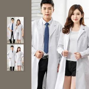 키밍 병원 의사 가운 실험가운 위생복 피부관리사 병원복 병원가운