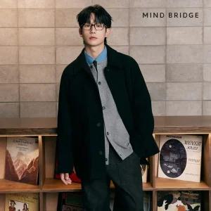 (택가 239,000원)마인드브릿지 두굿_[COUTURE]울혼방하프발마칸코트 MYCA7105