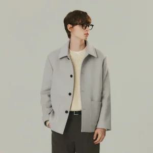 (택가 239,000원)마인드브릿지 두굿_캐시미어세미오버핏하프코트 MYCA71N1