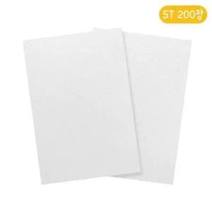 [셀러에이드](재미스쿨) 비 원단 우드락 A4 21X30cm 5T(5mm) 200장X1박스 우드보드