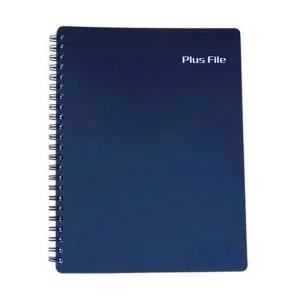 [셀러에이드](메카라인) 플러스화일 20매 (진청)/(PP재질/트윈스프링) 박스(50개입)