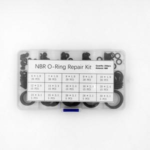 200PCS 고무 링 씰링 니트릴 홈 데코레이션 박스 O-링 트랩 수리
