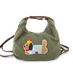 [아도라하우스]어반백 캐주얼숄더백 골덴 댕댕이 백팩 겸 숄더백URB_W1195