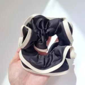 헤어 빅사이즈 투톤 곱창머리끈 셔링 올림 (49dAH)