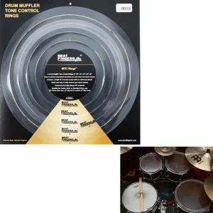 뮤트링 드럼톤콘트롤링 풀세트 RZt67 타악기용품입문용 취미 소품 부품
