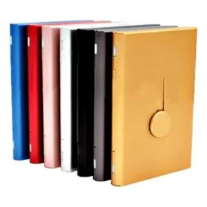 명함케이스 핸드푸시 금속 카드 홀더 휴대용 정리함보관 지갑 포켓 보관함