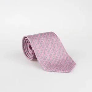 페라가모 간치니 스트링 프린트 넥타이 35 1205 0778465