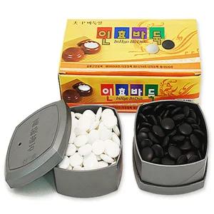 인효 정석 바둑알가정용판 용품 게임 바둑돌 세트 돌세트 교육