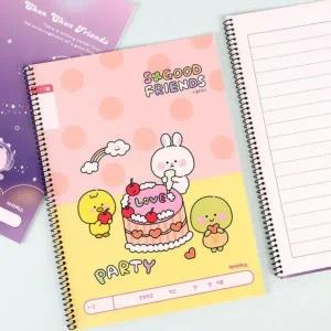 [셀러에이드]초등학생 어린이 슬림 넓은칸 공책 노트 1세트 10개입 무지노트