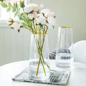 북유럽풍 인테리어 화병 꽃병투명 수입 식탁꾸미기 빈티지 조화 수경재배