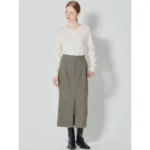 [데코]프론트 슬릿 하프밴딩 H스커트 택가격 109000원 _P409223431