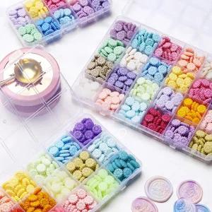 실링왁스 24색 해바라기 집콕취미 인장찍기청첩장스티커 입문 콕취미 만들기 재료 봉투 라벨