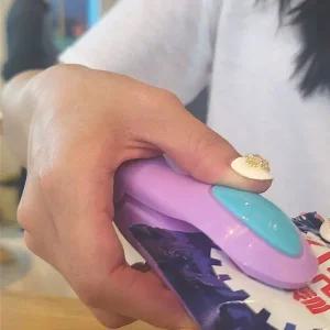 가정용 비닐밀봉기 매직 미니실링기 퍼플 미니실링기 비닐밀봉기 가정용실링기 매직