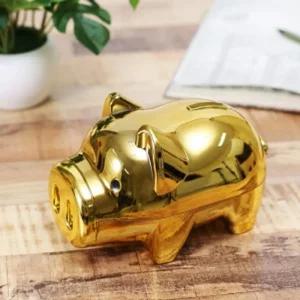 대 골드 팬시 돼지 저금통 올금장 잔돈소품 장식품 개업축하선물 집들이 새해 인테리어