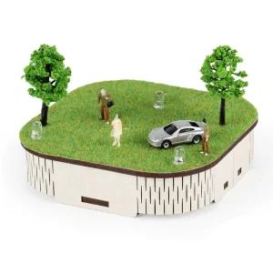 LED 무드등 디오라마 세트 (소)방학숙제 목재모형 조립키트 완구