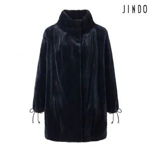 [NS홈쇼핑][최초가 3790000] 진도모피 스탠드카라 쉬어드 밍크 자켓 (JMJU01NV570)..