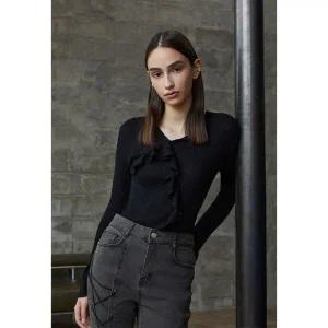 [에고이스트](25가을) 러플 디테일 풀오버 (ER3KL860)[35547730]