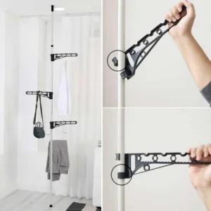 스탠드 고정 고정식행거 공간 기둥 행거 원룸 (49Igc)